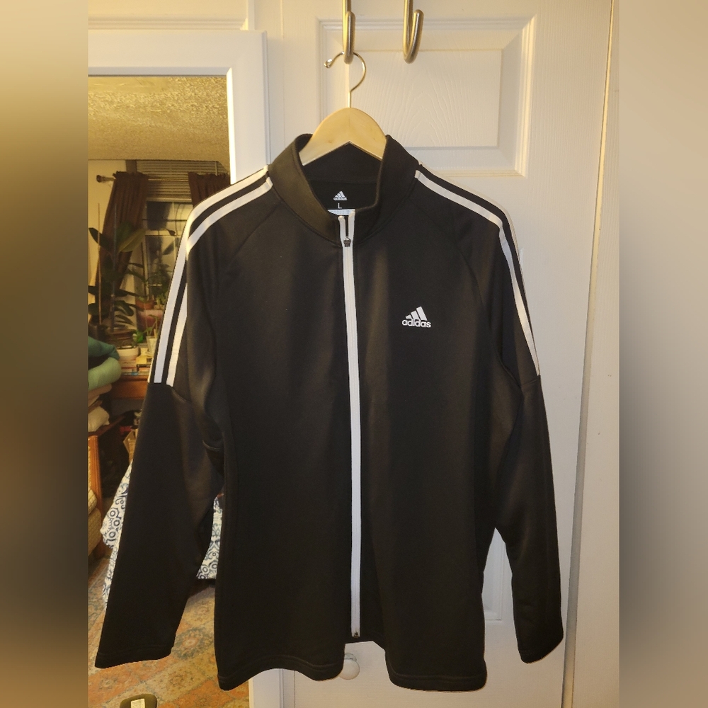 adidas Black and White Men's Jacket